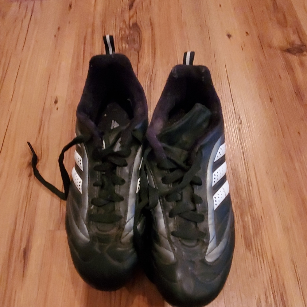Adidas black soccer cleats